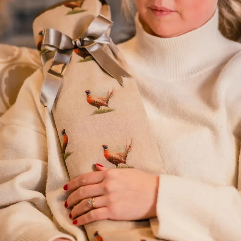 The Wheat Bag Company Extra Long Hot water Bottle New Pheasant-1